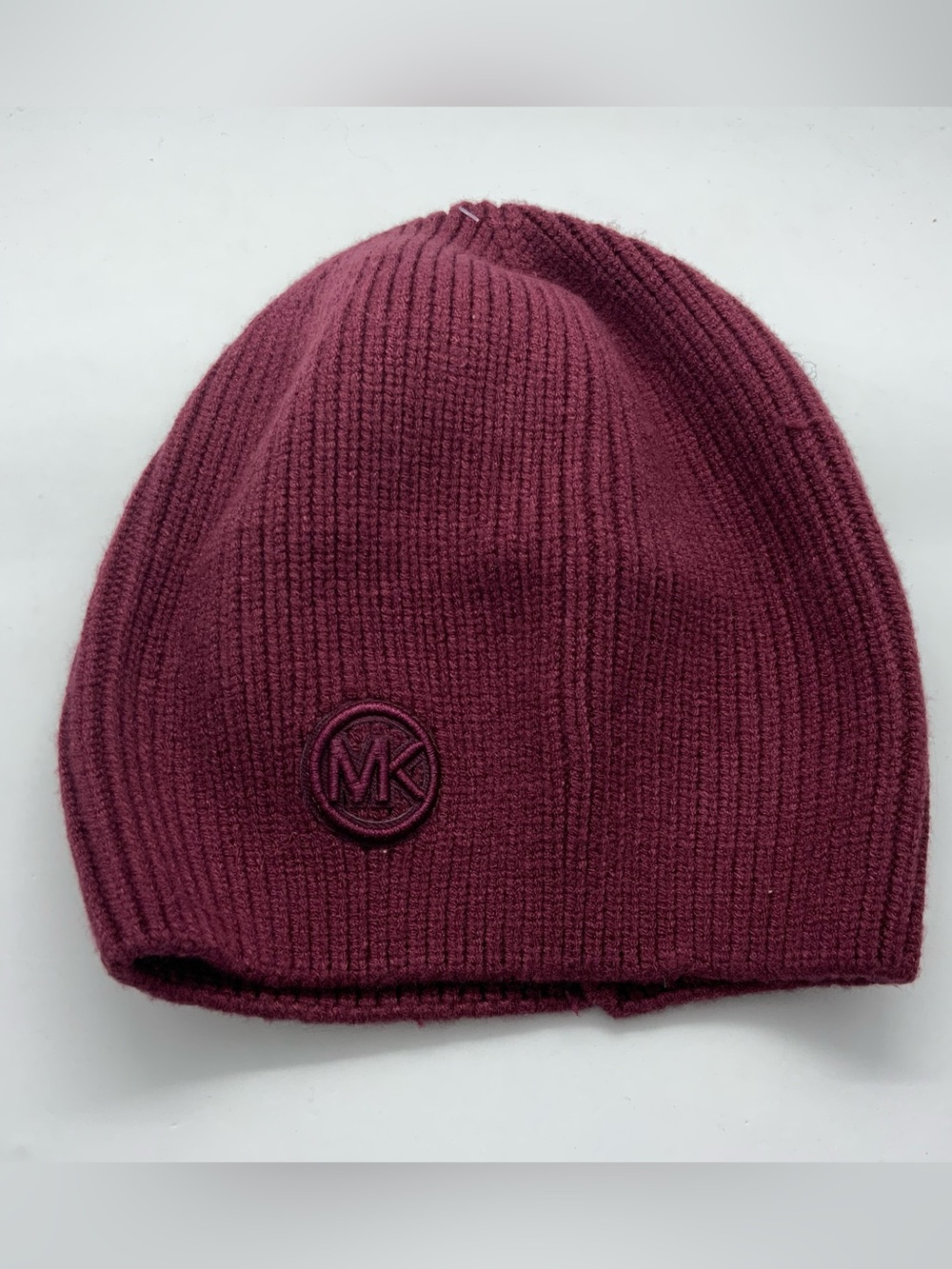Michael Kors Deep Wine Knit Beanie